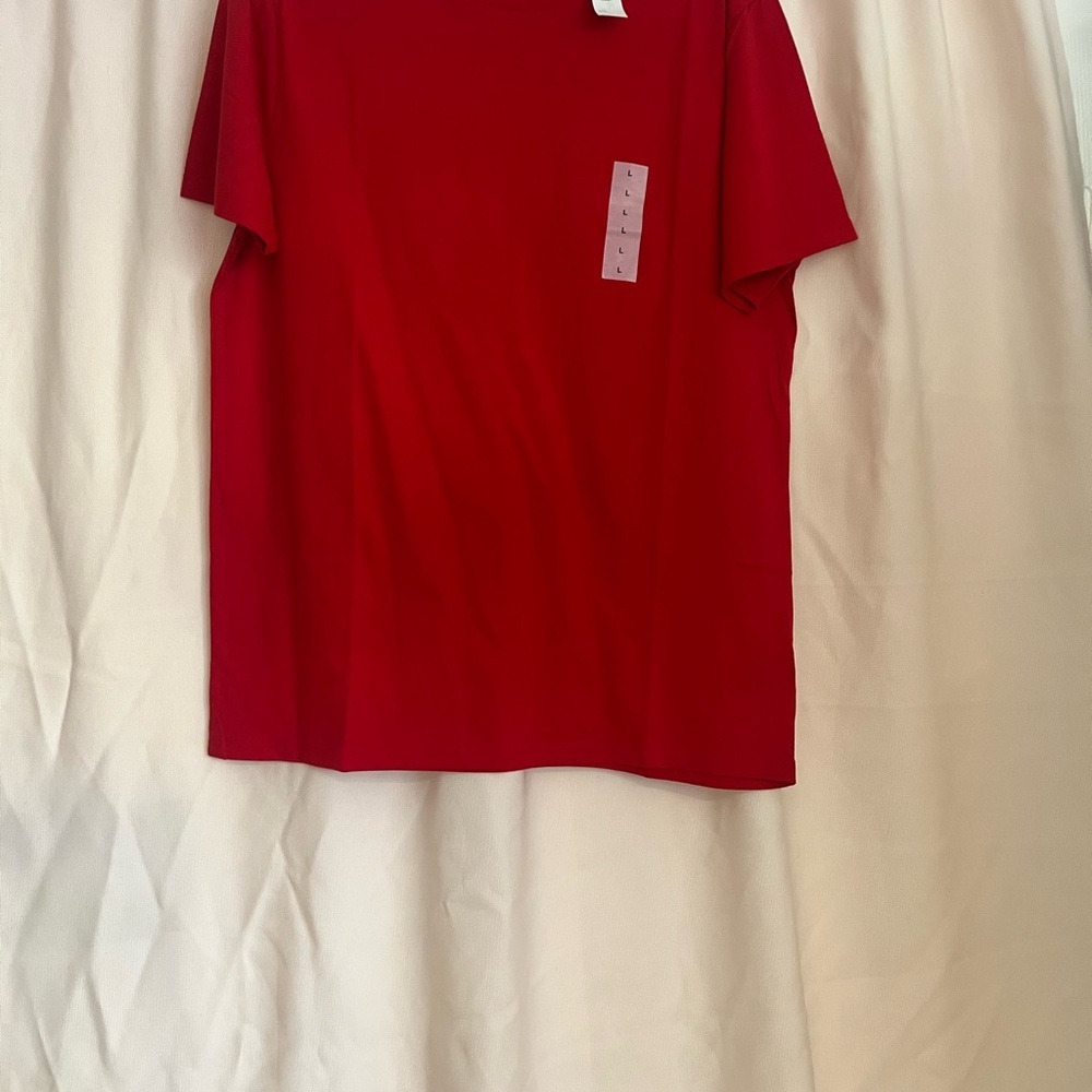 Old Navy Red Short Sleeve Tee